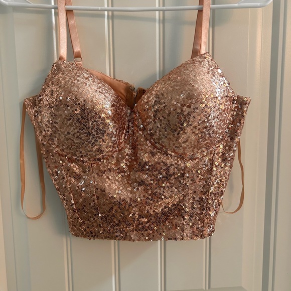 Fashion Nova Tops - Pink glitter Fashionova Too